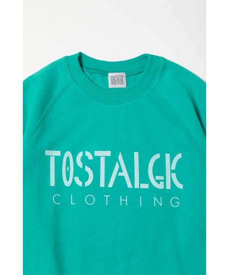 Fitted sweatshirt / blue green