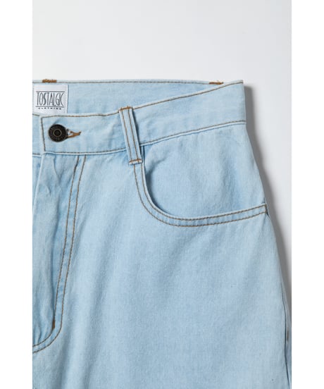 Soft denim pants / light blue