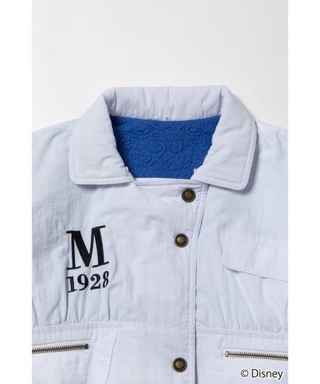 Mickey flight jacket / white