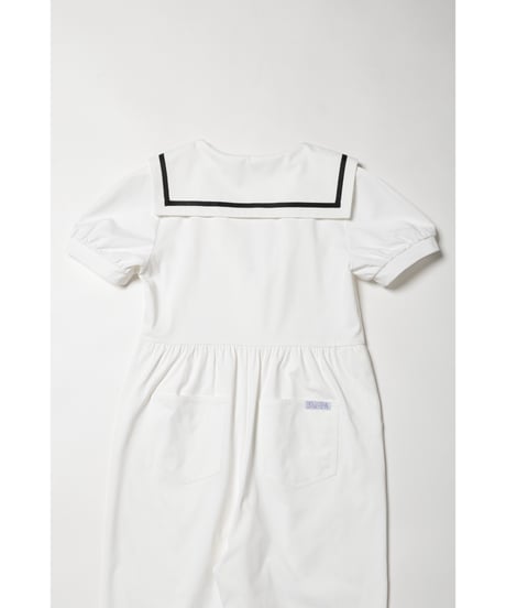 Marine rompers / white