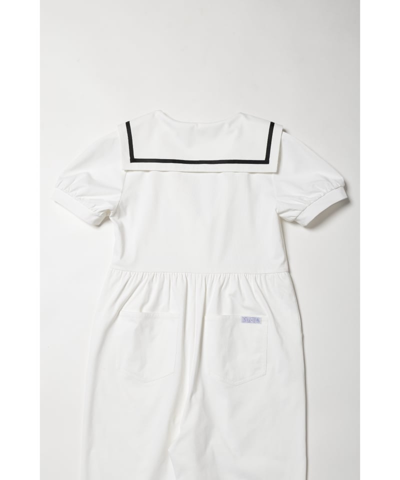 Marine rompers / white | Tostalgic Clothing