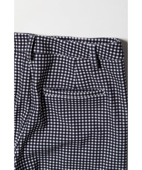 Slacks pants / gingham plaid