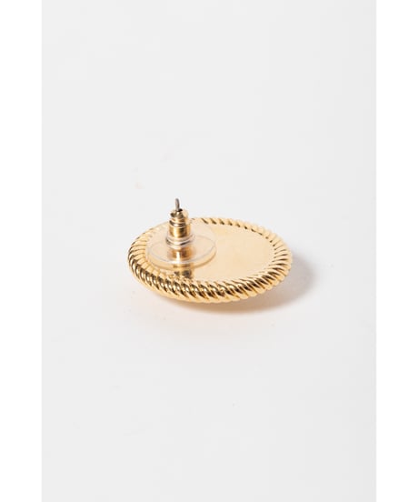 Pearl earring / pierce / gold