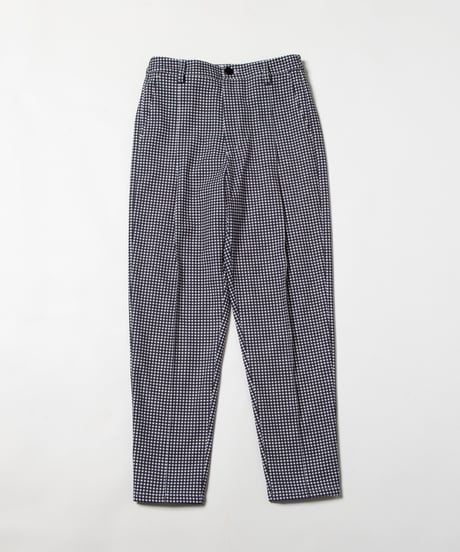 Slacks pants / gingham plaid