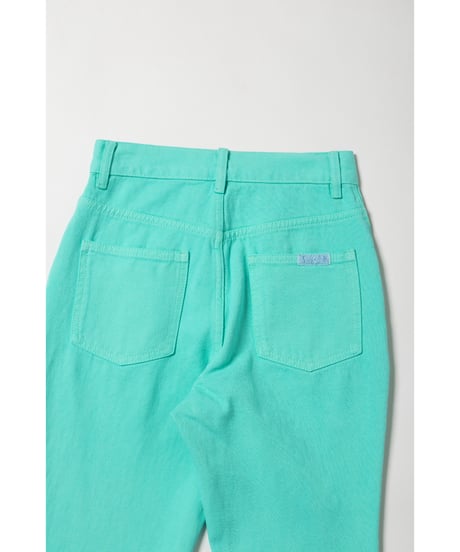Tostalgic denim pants / blue green