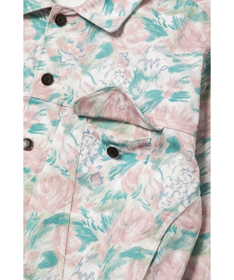 Tostalgic floral denim jacket / floral