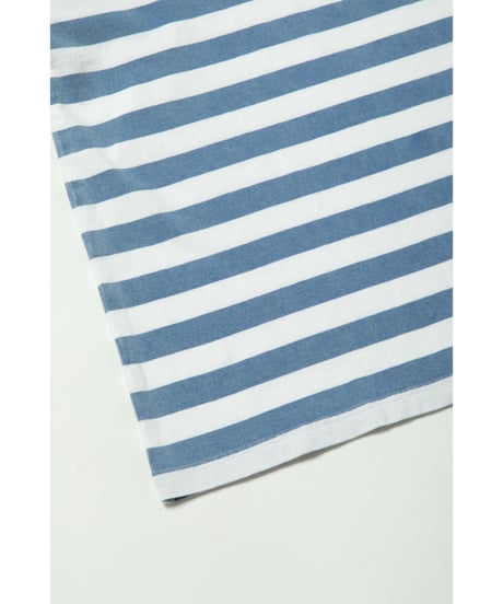 Stripe pocket tee / blue