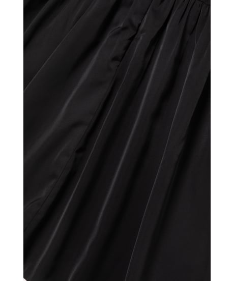 Frill dress / black