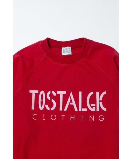 Fitted sweatshirt / red