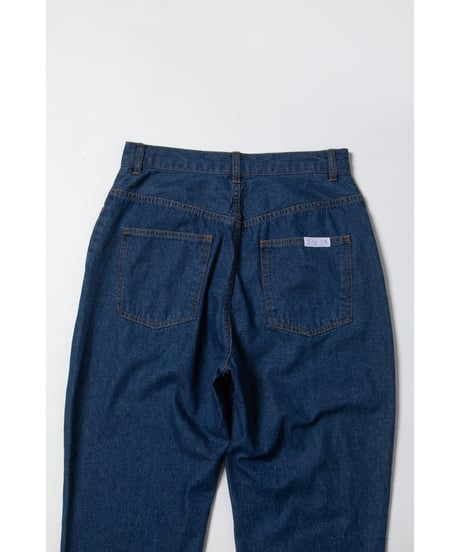 Soft denim pants / dark blue