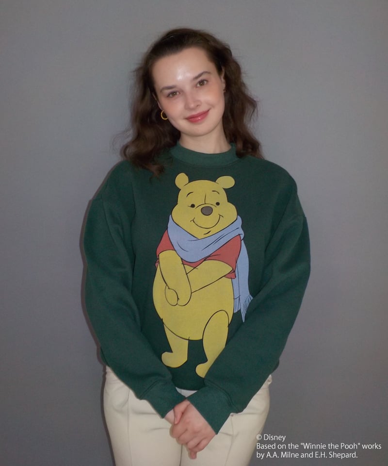 Winnie The Pooh sweatshirt / green | Tostalgic