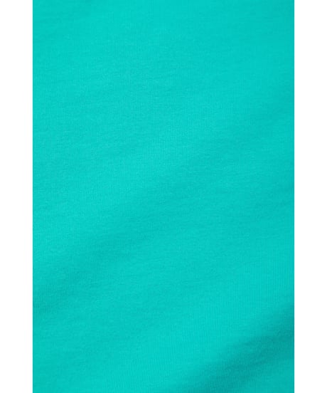 High neck long sleeve pocket tee / green