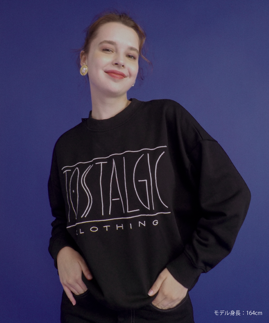 Tostalgic sweatshirt / black