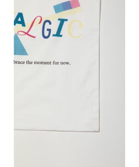 Balance logo tote bag / white