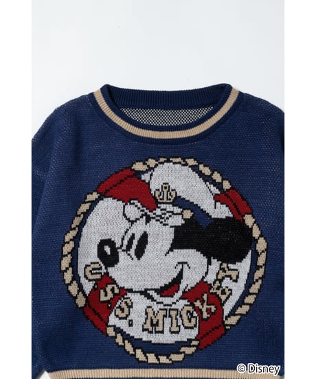 Captain Mickey sweater(kids) / navy