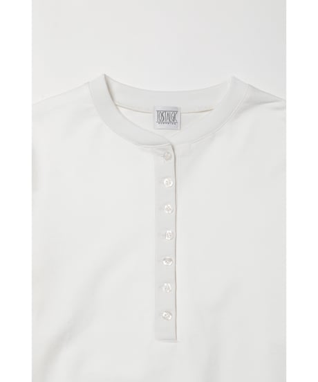 Bottouns sweat shirt / white