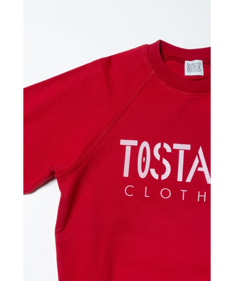 Fitted sweatshirt / red