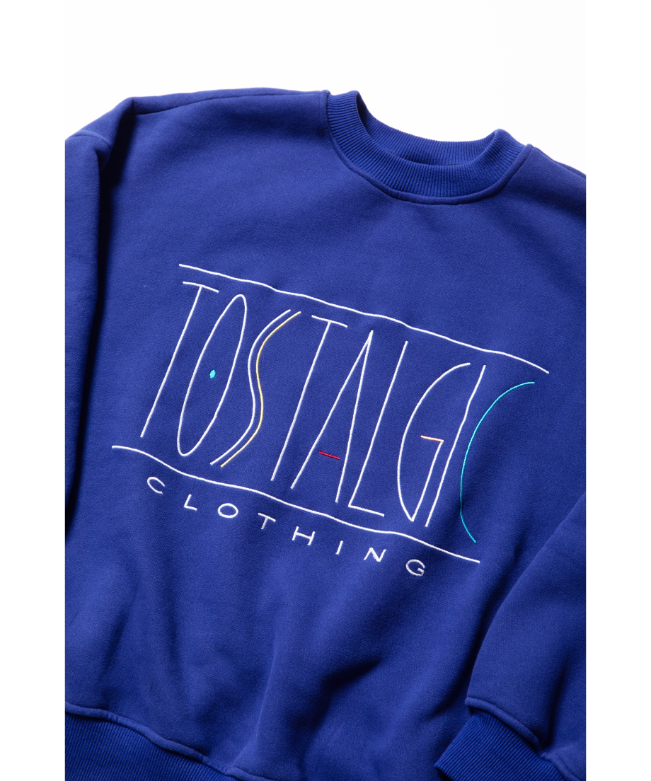 Tostalgic sweatshirt / navy | Tostalgic Clothing