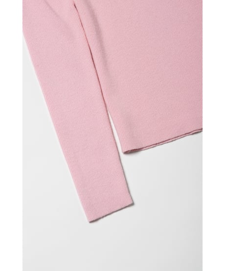 Turtle knit / pastel pink
