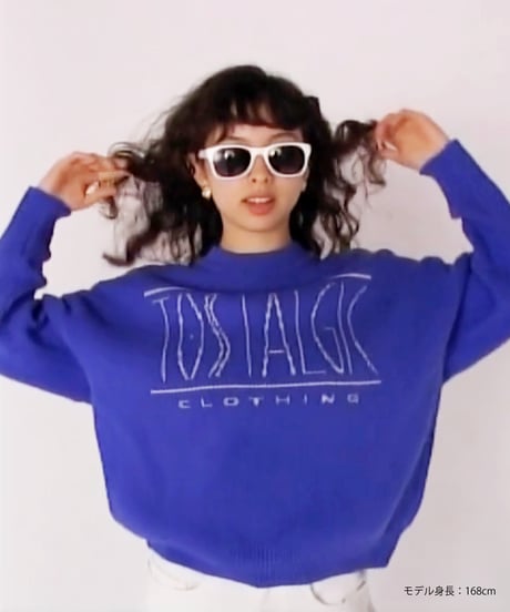 Tostalgic sweater / purple blue