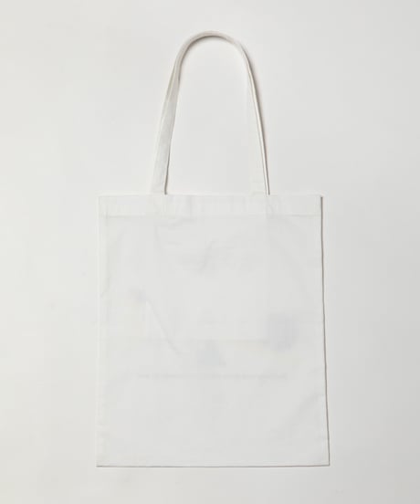 Balance logo tote bag / white