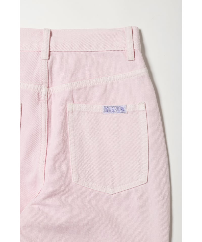 Tostalgic denim pants / pink | Tostalgic Clothing