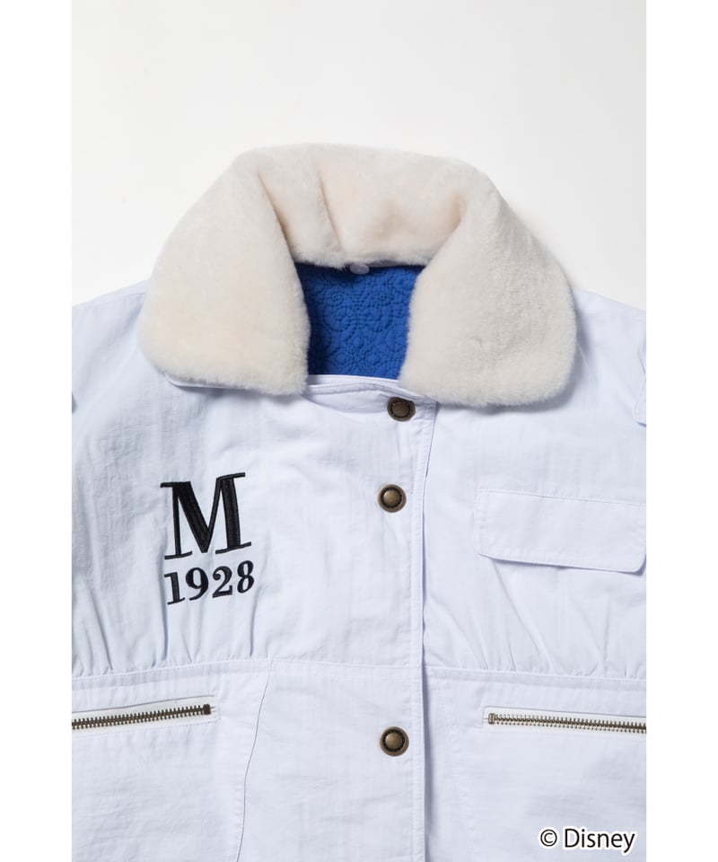 ジャケット・アウター Tostalgic clothing Oversized jacket Mickey flight jacket / white | Tostalgic Clothing