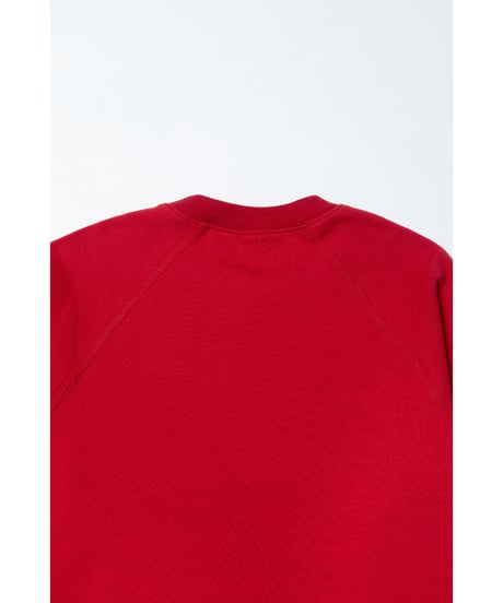Fitted sweatshirt / red