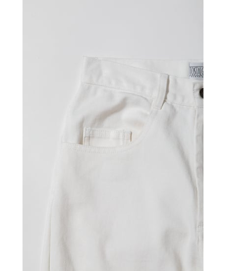 Tostalgic denim pants / white