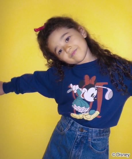 Disney sports sweatshirt(Minnie)(kids) / navy