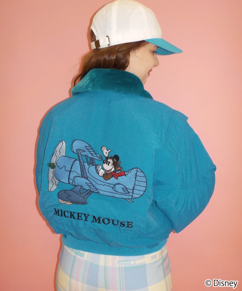 Mickey flight jacket / green | Tostalgic Clothing
