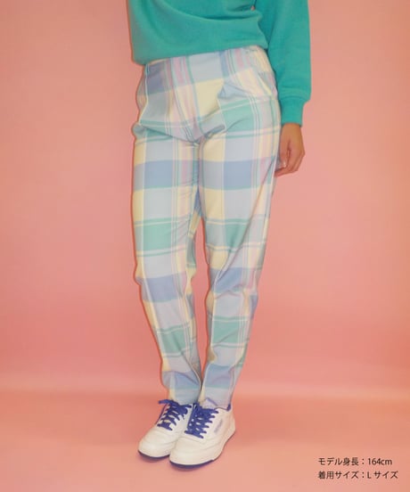 Slacks pants / checked