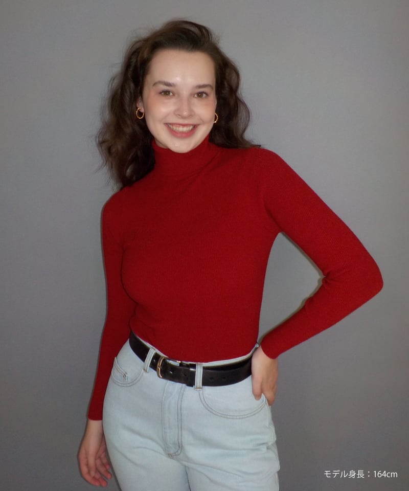 Turtle knit / red | Tostalgic Clothing