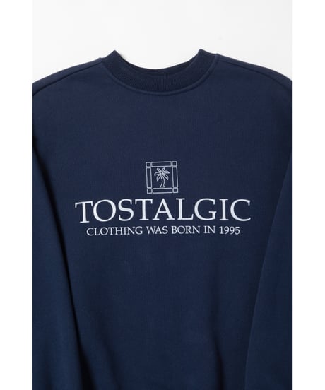 Palm tree sweatshirt / navy