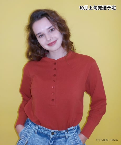 Bottouns sweat shirt / red