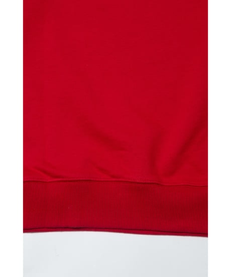 Fitted sweatshirt / red