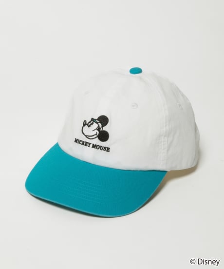 Mickey cap / white×green