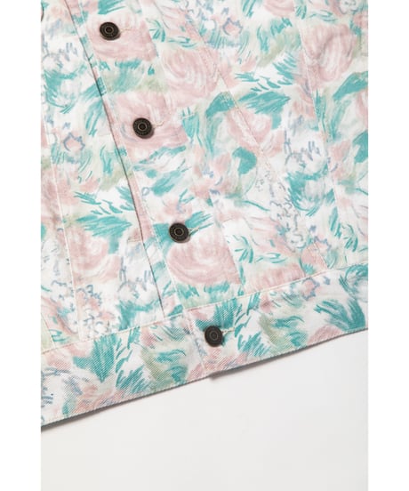 Tostalgic floral denim jacket / floral
