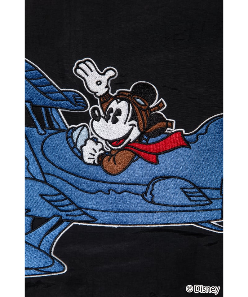 Mickey flight jacket / black | Tostalgic Clothing
