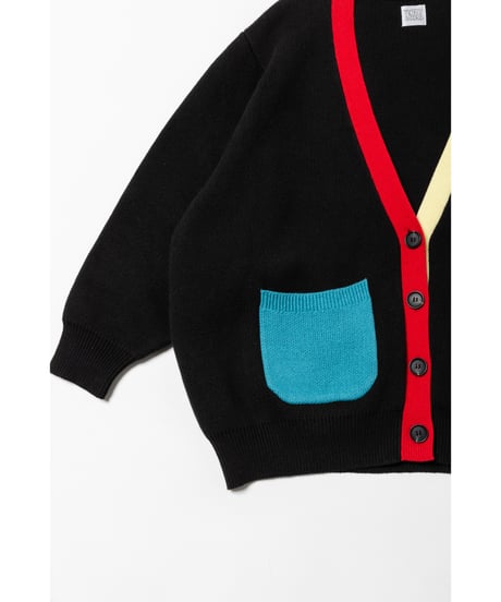 Big knit cardigan / colorful