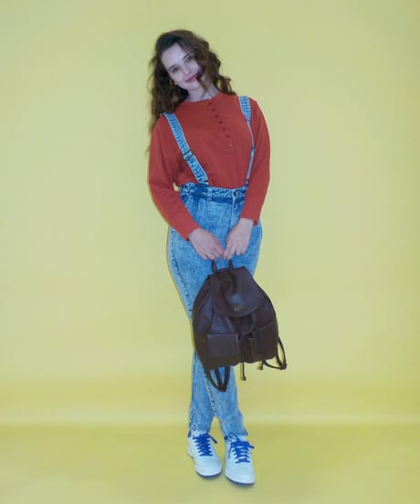 Bottouns sweat shirt / red