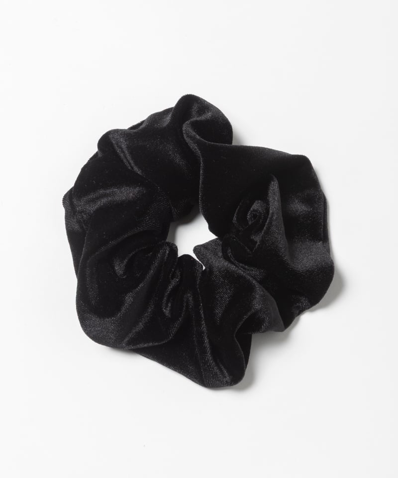 【新品未使用】Natural stone velour scrunchie Velour scrunchie / black [ Shipped in late May.