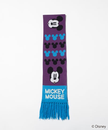 Mickey Mouse scarf / purple