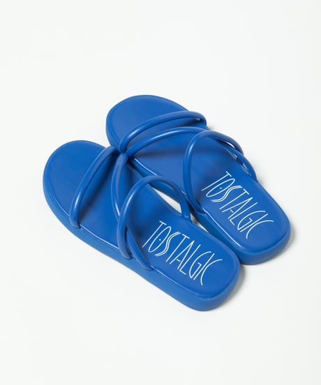 Flip flops / purple blue