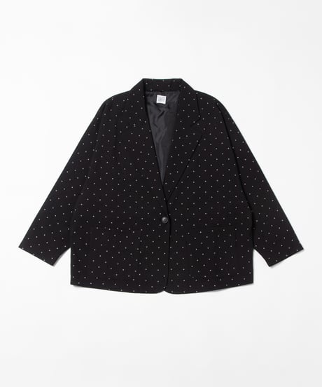 Oversized jacket / polka dots