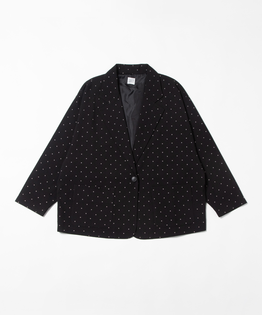 Oversized jacket / polka dots | Tostalgic Clothing