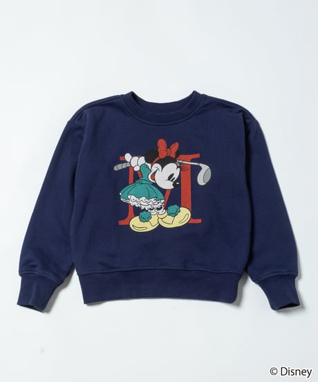 Disney sports sweatshirt(Minnie)(kids) / navy