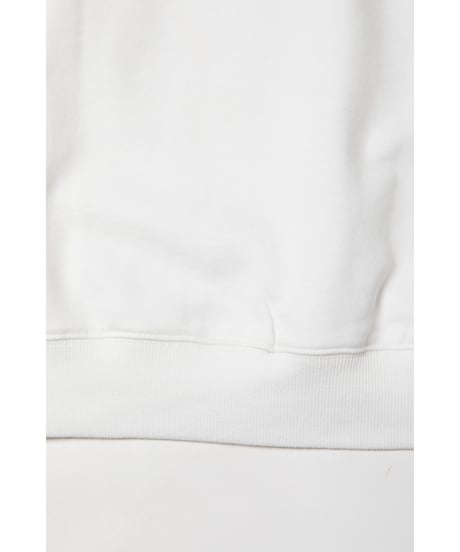 Fitted sweatshirt / white
