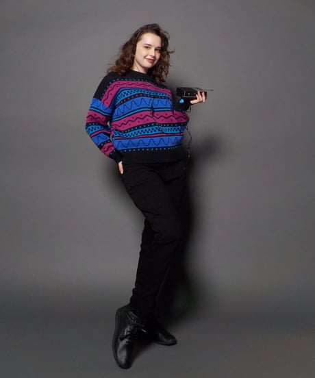 geometric sweater / geometric
