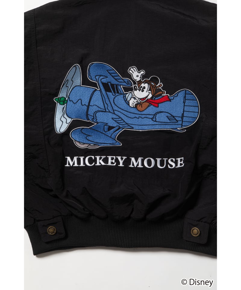 Mickey flight jacket / black | Tostalgic Clothing